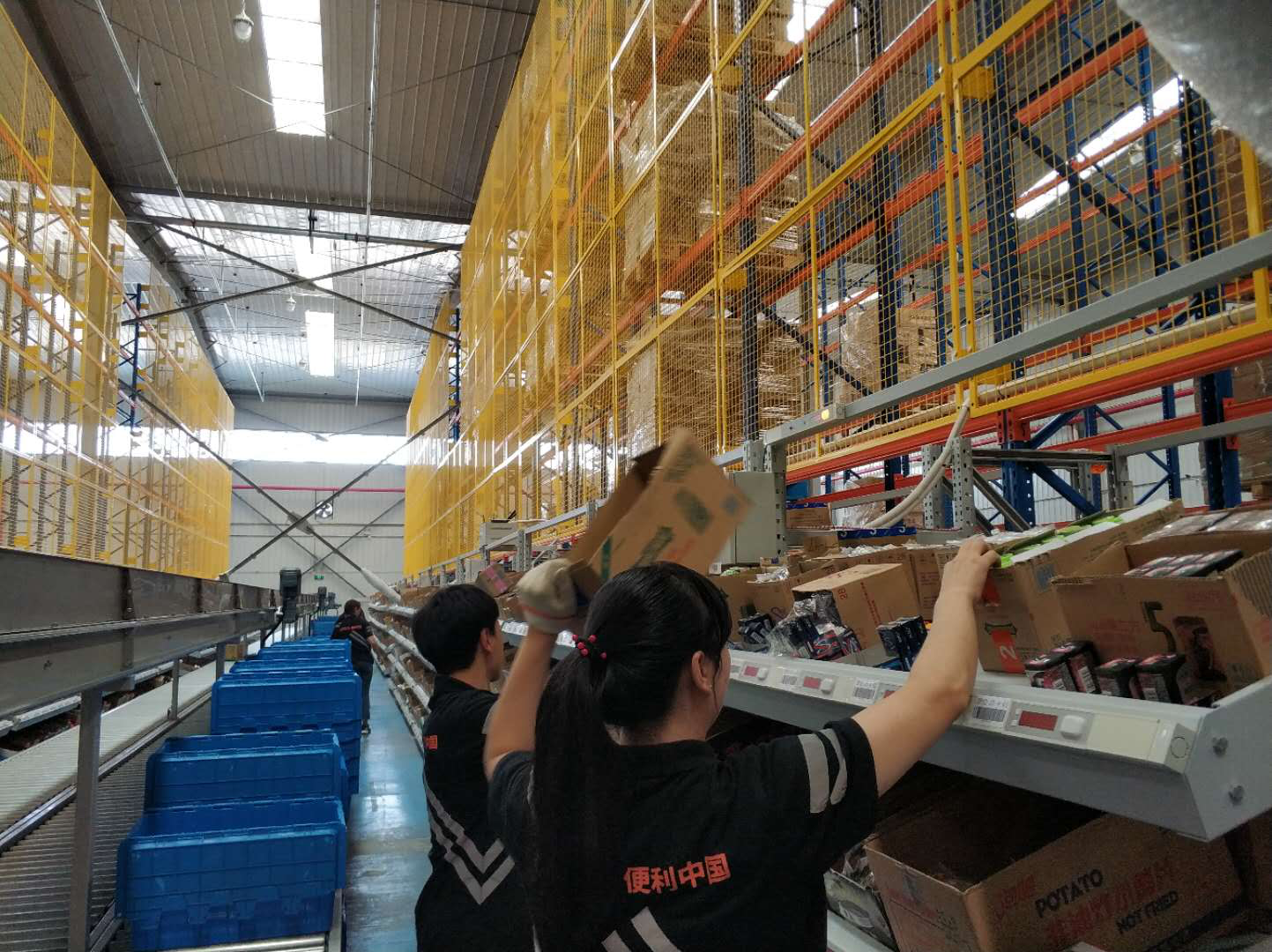 現(xiàn)場報道 | 便利蜂北京倉常溫庫、冷藏庫項目完美收官